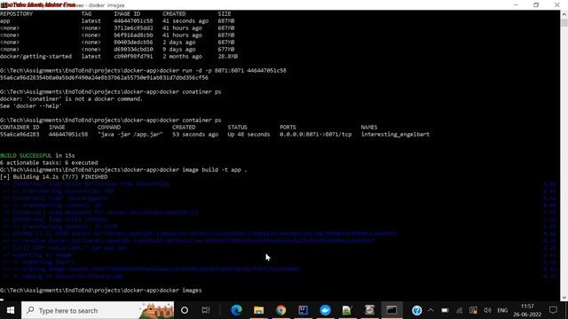 Spring boot docker example with gradle #dockerdesktop #docker #springboot #gradle#java11#containers смотреть онлайн