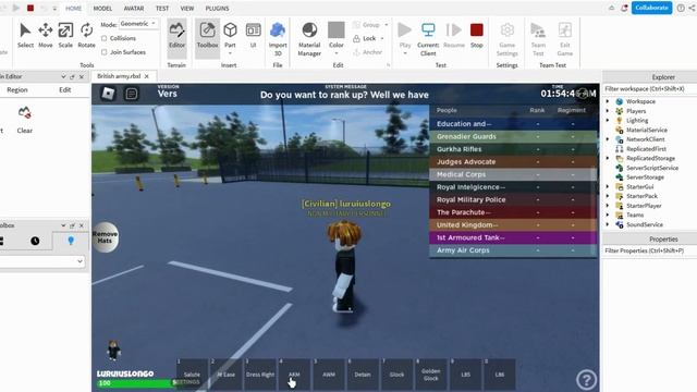 ROBLOX SANDHURST MILITARY ACADEMY UNCOPYLOCKED смотреть онлайн