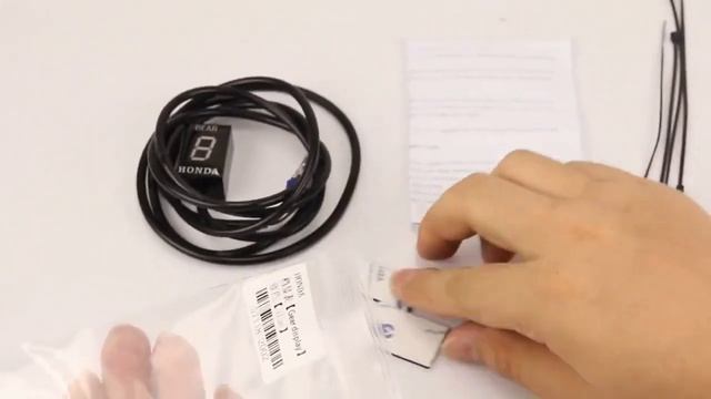 Indicador de marcha plug and play para motocicletas HONDA. смотреть онлайн