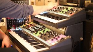 Radiohead "Videotape" cover, Moog Matriarch/Grandmother/DFAMs