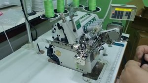 4х-ниточный оверлок TEAKI с дозатором эластичной тесьмы по 18-ти участкам