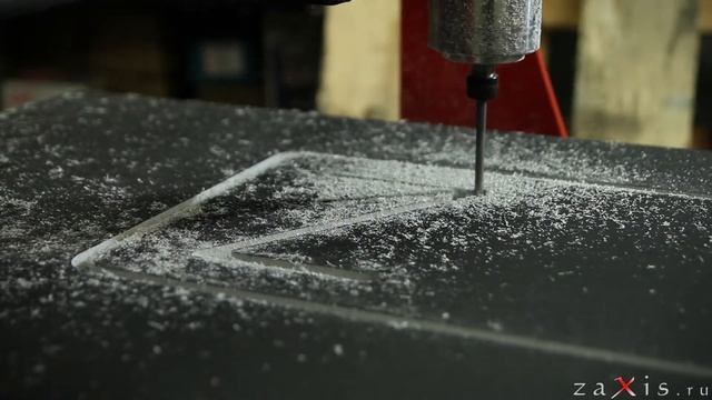 Вывеска (рекламка) из Пенополистирола (ЭППС) за 10 Минут на станке ЧПУ zaXis