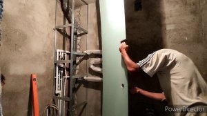 Ванная комната//Монтаж короба из гипсокартона //