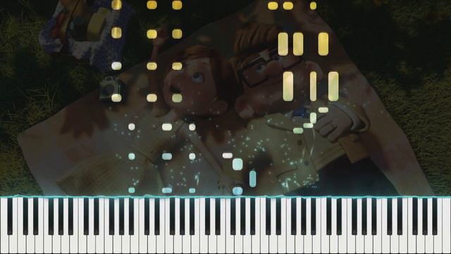 Memories Can Weigh You Down - Disney Pixar's UP [Piano Tutorial] (Synthesia) смотреть онлайн