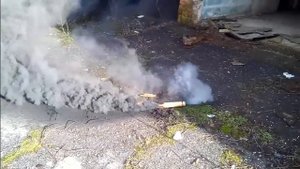 Испытание дымовых шашек РДГ-2Ч и РДГ-2Б!! Test smoke bombs RDG - 2W and RDG - 2B !!