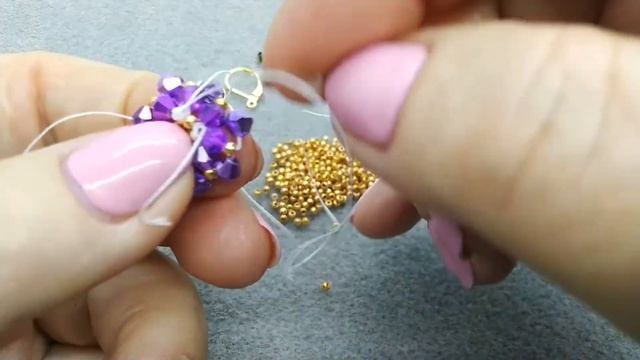 #серьгиизбисера #серьгинакаждыйдень#красивыесерьги Серьги  из бисера и биконусов мастер класс.