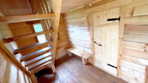 Баня 4х6 из бруса с мансардой и террасой, построенная за 15 дней!