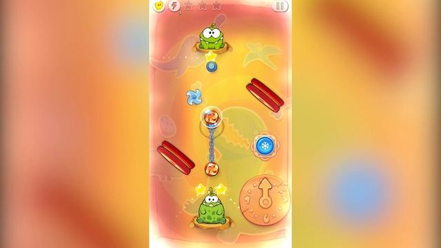 Cut the Rope: Time Travel Game Chapter 6: The Stone Age 3 Stars Walkthrough