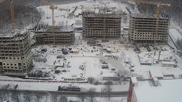 МЕСЯЦ на СТРОЙКЕ. ЖК "Парксайд". ЛСР. г.Москва