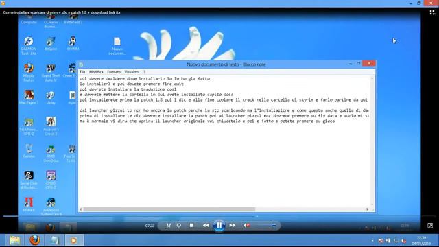 Come installare scaricare skyrim + dlc e patch 1.8 смотреть онлайн