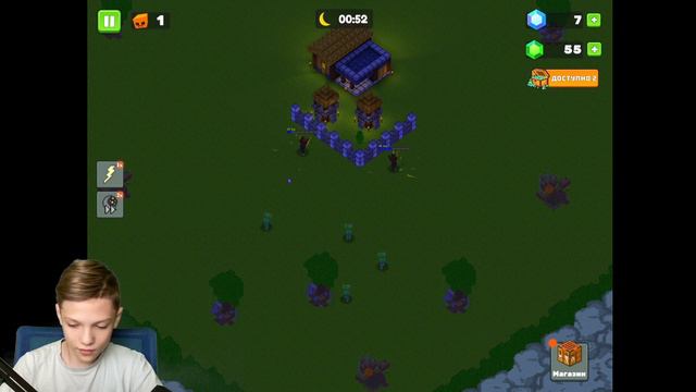 В ПЕРВЫЙ РАЗ ЗАШёЛ В ИГРУ КОМПОТА FORGE DEFENSE В МАЙНКРАФТ | УЧЕНЫЙ НУБ МАЙНКРАФТ КОМПОТ