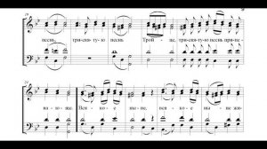 Херувимская Сергиевская. Тенор