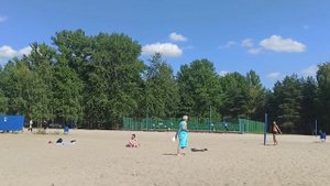 Пляж Подзеленье.Ярославль
