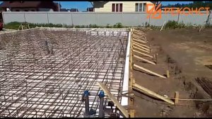 Вязка арматуры, установка закладных в фундамент