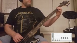 Metallica - Enter Sandman Bass Tab