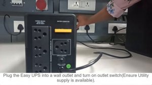 How to Switch on the APC Easy UPS BVX900LI-IN | Schneider Electric Support