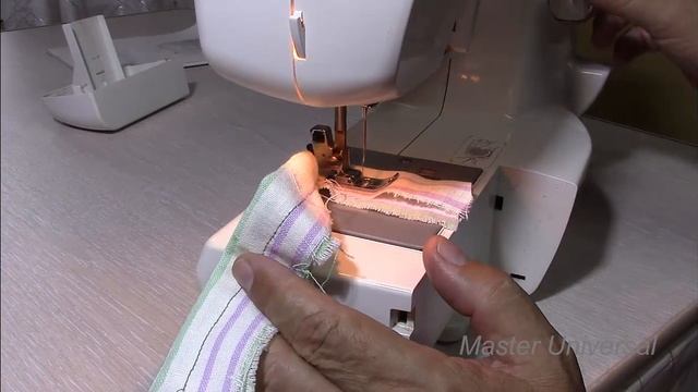 Brother XL 2250. Заправка ниток. Шьём и определяем неисправности. Видео № 453. смотреть онлайн