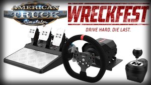 МОЙ ПЕРВЫЙ РАЗ! :D • PXN V10 в ATS и WRECKFEST !