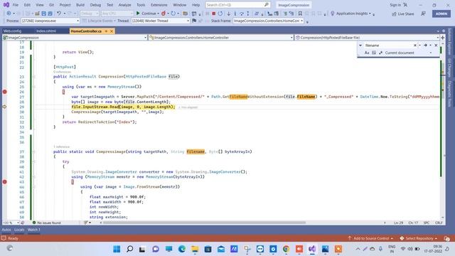 Image Compression in Asp Net MVC