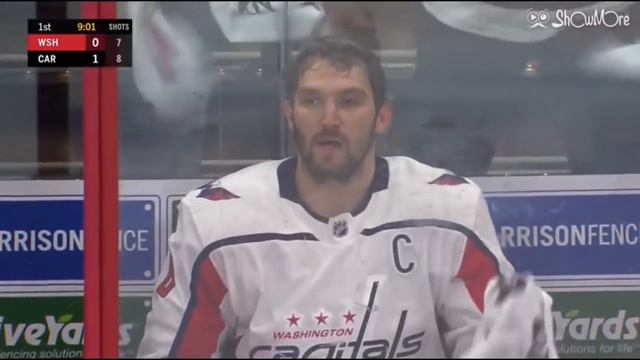 NHL Playoff Fight ¦ Alex Ovechkin vs  Andrei Svechnikov  НХЛ плей-офф Бой Овечкин - Свечников