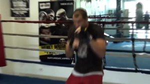 Тренировка по боксу Сергея Ковалева №2