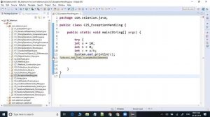 40  Exception Handling Part1