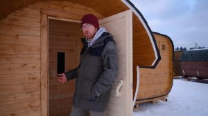 ОБЗОР БАНИ БОЧКИ 3.5 МЕТРА