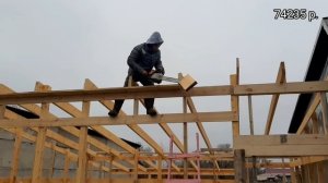 Построили каркасную мастерскую своими руками. Смета 166 т.р.