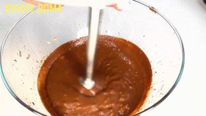 Десерт из двух ингредиентов. Шоколадный  десерт с бананом.  Десерт без выпечки и желатина с бананом