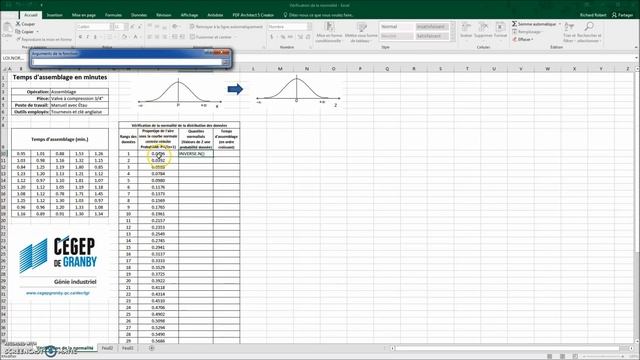 Vérification de la normalité avec Excel смотреть онлайн