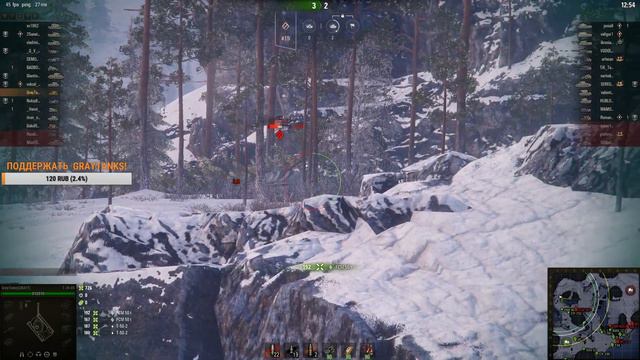 0004 Как лучше играть в WOT на Т 34 85 Линия Маннергейма смотреть онлайн