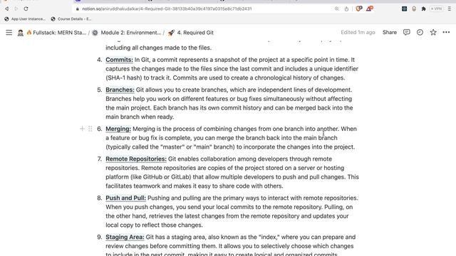 Features Of GIT - MERN Stack Full Course Playlist - 016