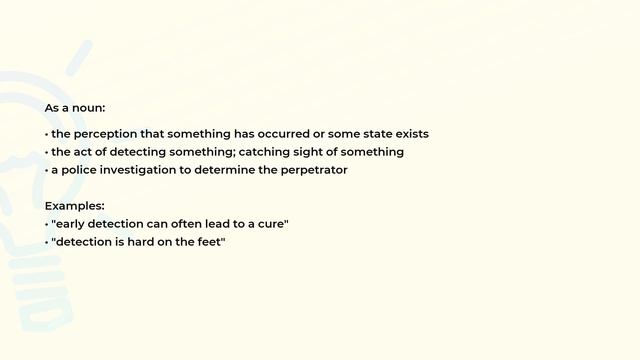 What is the meaning of the word DETECTION? смотреть онлайн