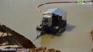 Работа земснаряда Ахтарец 400/40. Гидронамыв песка.