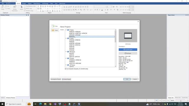 HMI weintek MT8102iQ TK6071iP open in EasyBuilder Pro English version смотреть онлайн