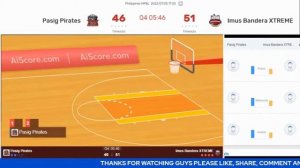 Pasig City Vs Imus Bandera XTREME | Play by Play | Live Scoreboard | Bhordz TV Live Vlog