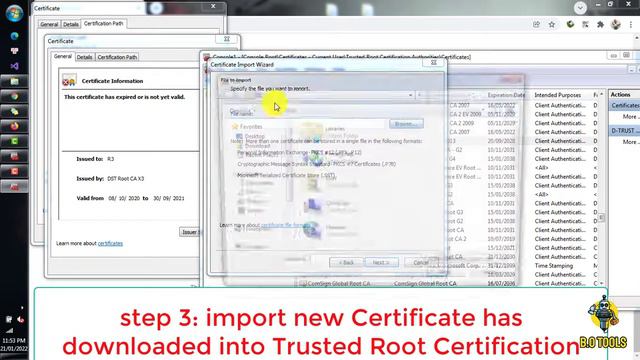 FIX 100%: DST Root CA X3 has expired -  ERR_CERT_DATE_INVALID