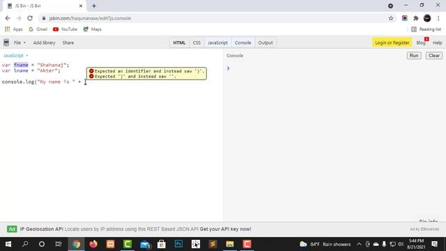 Javascript variables(var/let/const) & comments | Javascript Bangla Tutorials