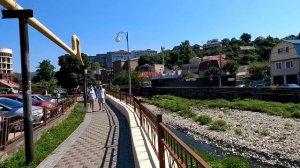 Туапсе ,  Дорога от пляжа Приморье вдоль реки Паук