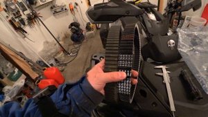 Обрыв ремня вариатора на квадроцикле.