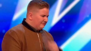 He said go teach sing and then pressed the golden button. Золотая кнопка..