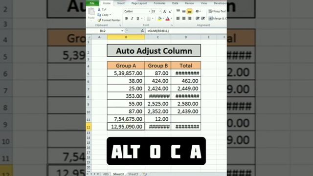 How to Auto Adjust Column width in Excel | Auto fit Column | Salansar excel | Salman Shaikh | #Erro