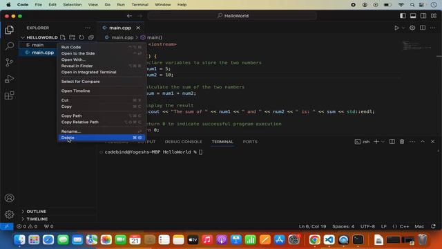 How to Run C++ in VS Code on MacOS (2024)