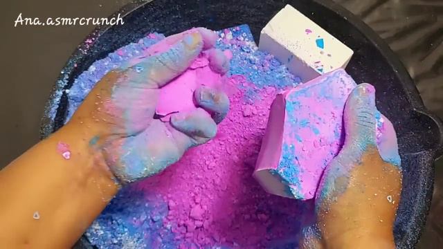 fresh and dye gym chalk blocks 💜💙🤍💯 смотреть онлайн
