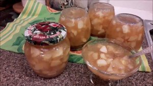 Варенье из яблок с лимоном и имбирем-это вкусно.