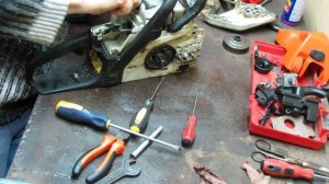 STIHL ms 180 не поступает масло на цепь ищем причину ЧАСТЬ 1