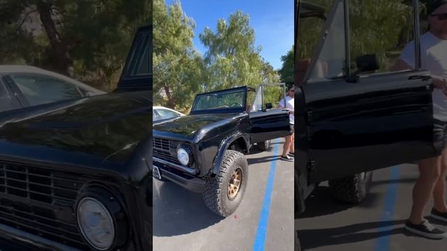 @RyzeHosts President Ty Barrett arrives in restored 1966 Ford Bronco!