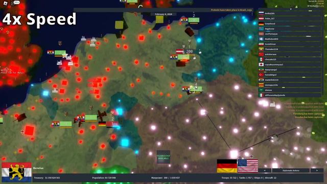 A Noob plays the Netherlands and try's to conquer Europe (Roblox Rise of Nations) смотреть онлайн