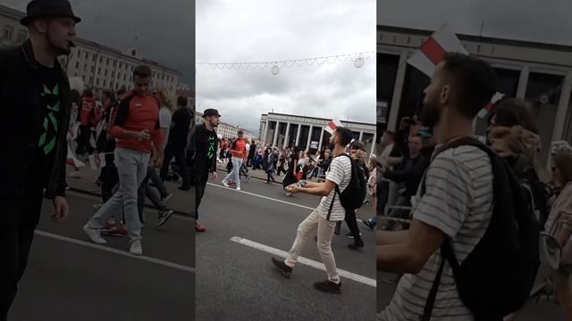 Минск -2020.Октябрьская площадь. смотреть онлайн