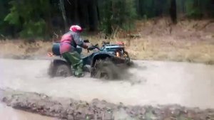 теперь топим леопардика. Квадроцикл Стелс леопард 600/ Stels Leopard 600 в деле